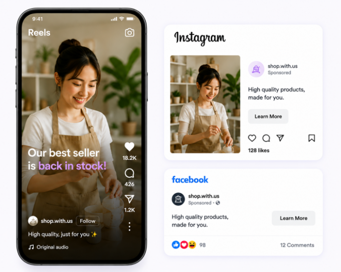 Meta Ads creative example